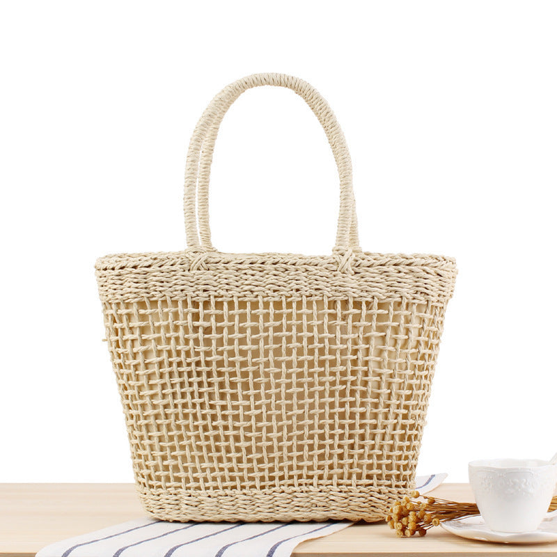 Braided Tote Bag Made of Natural Materials Kalsten