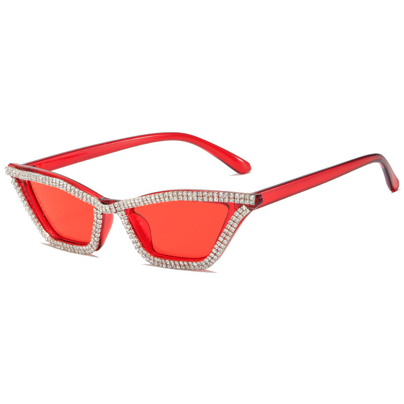 Women extravagant Cat-Eye sunglasses with sparkling crystal frame Kalsten