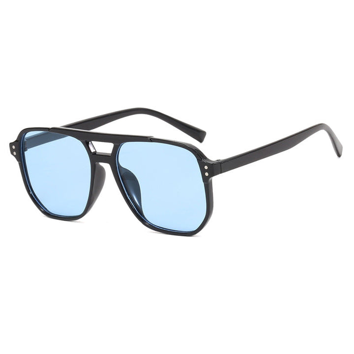 Women's oversized sunglasses with geometric design and UV protection Kalsten