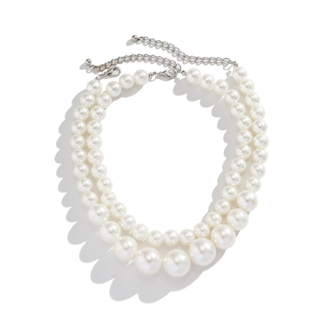 Elegant pearl necklace with double strand Kalsten