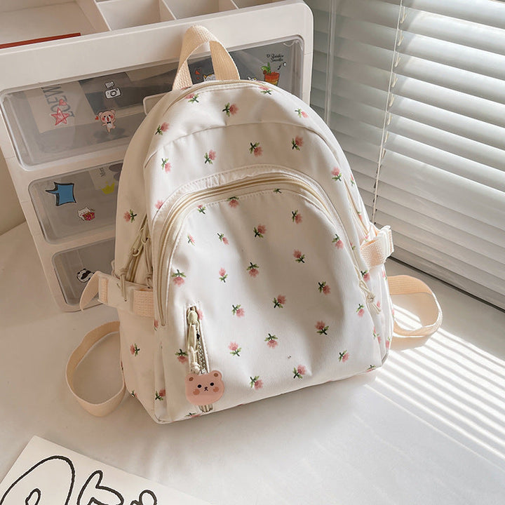 Floral Printed Casual School Backpack