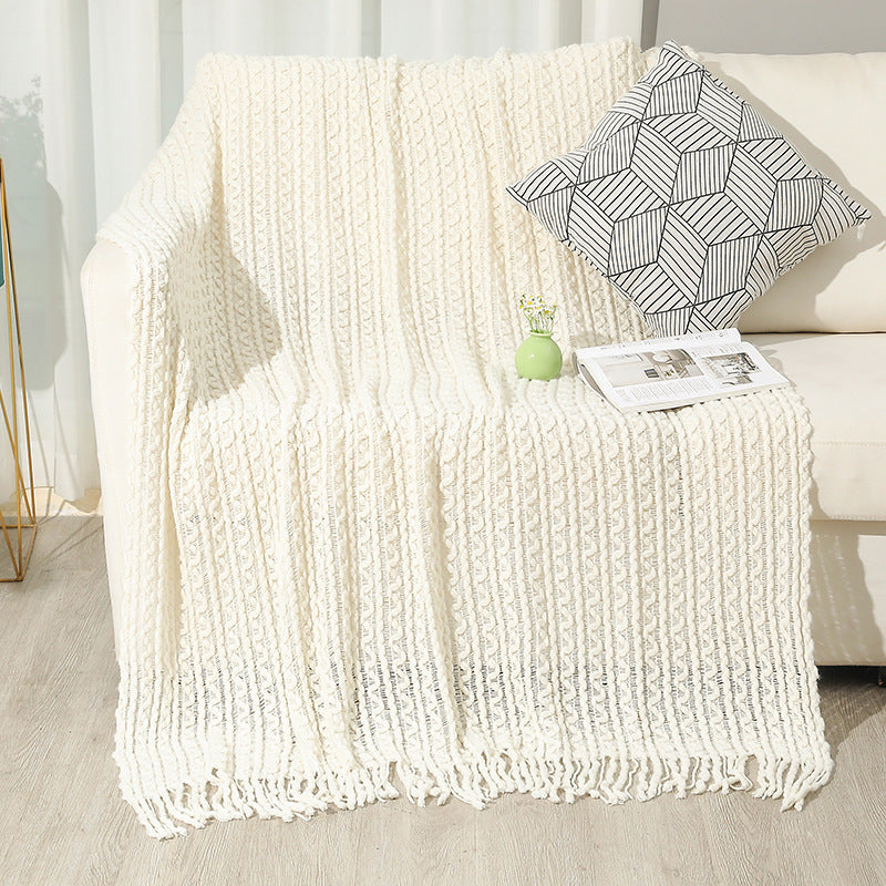 Women high-quality knitted blanket Kalsten