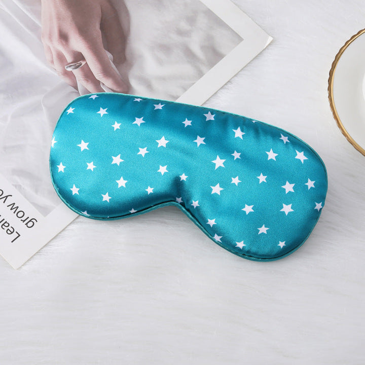 Women nan silky-soft contoured sleep mask with comfort padding and star pattern Kalsten