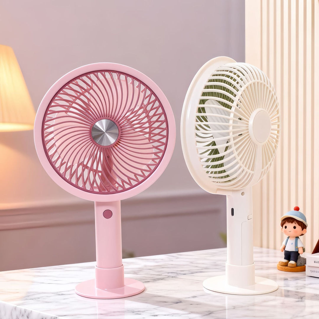 Portable table fan with multiple speed settings and USB connection Kalsten