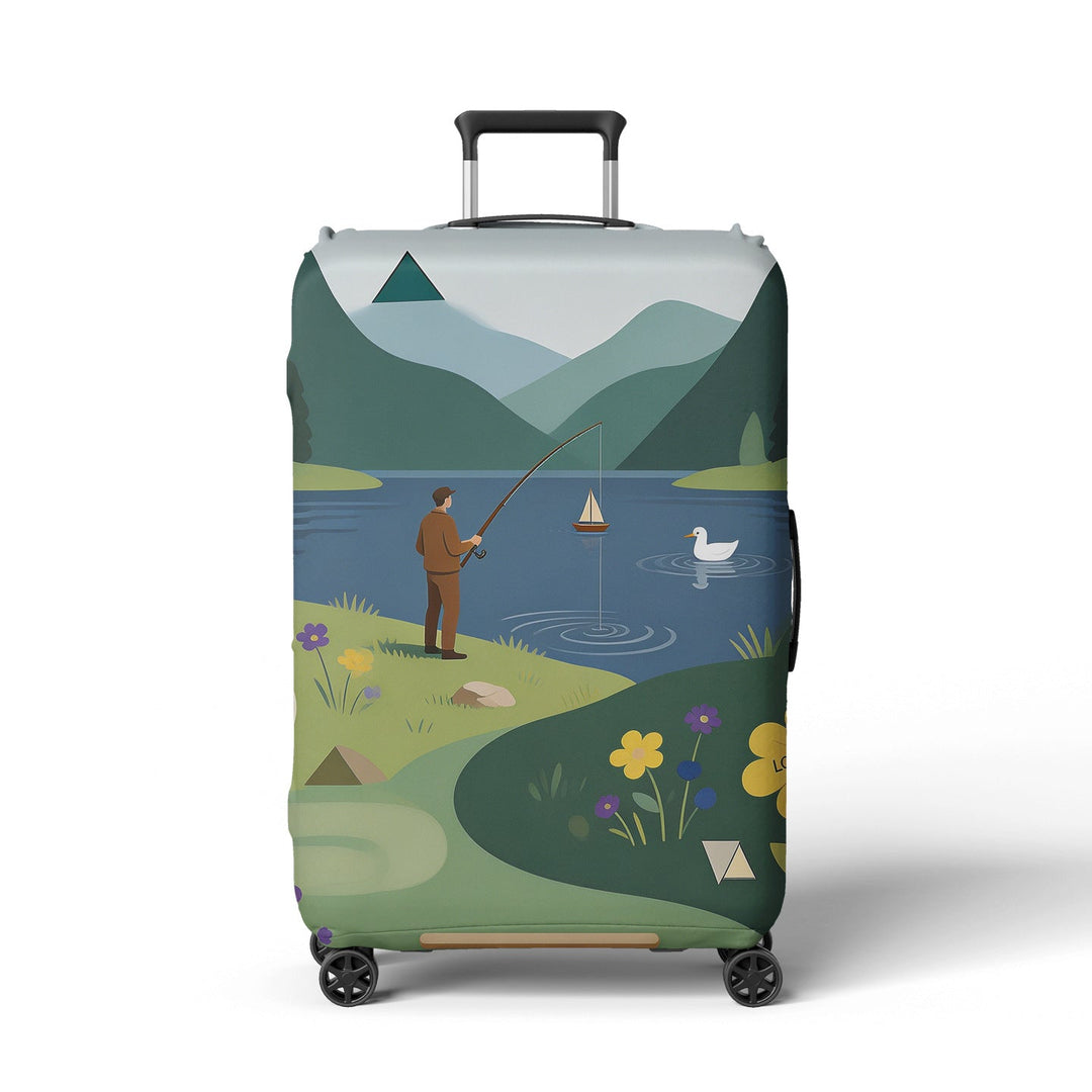 Women's suitcase cover with beach motif Kalsten