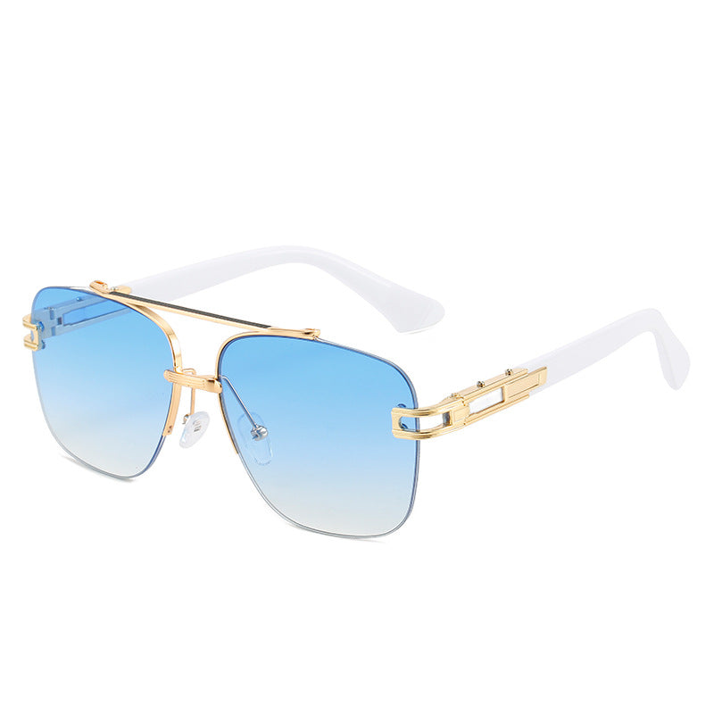 Women's fashionable square sunglasses with elegant metal frame Kalsten