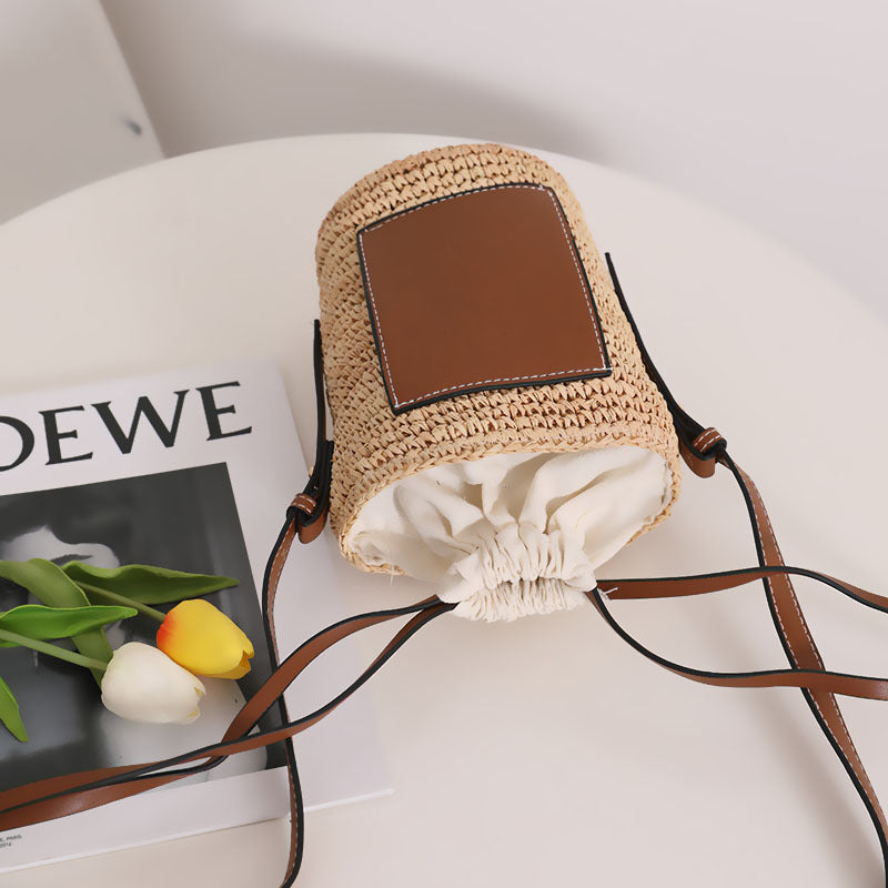 Trendy Backpack Bag Made of Braided Material Kalsten