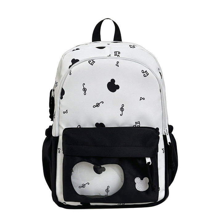 Backpack with Creative Music and Animal Motif Kalsten