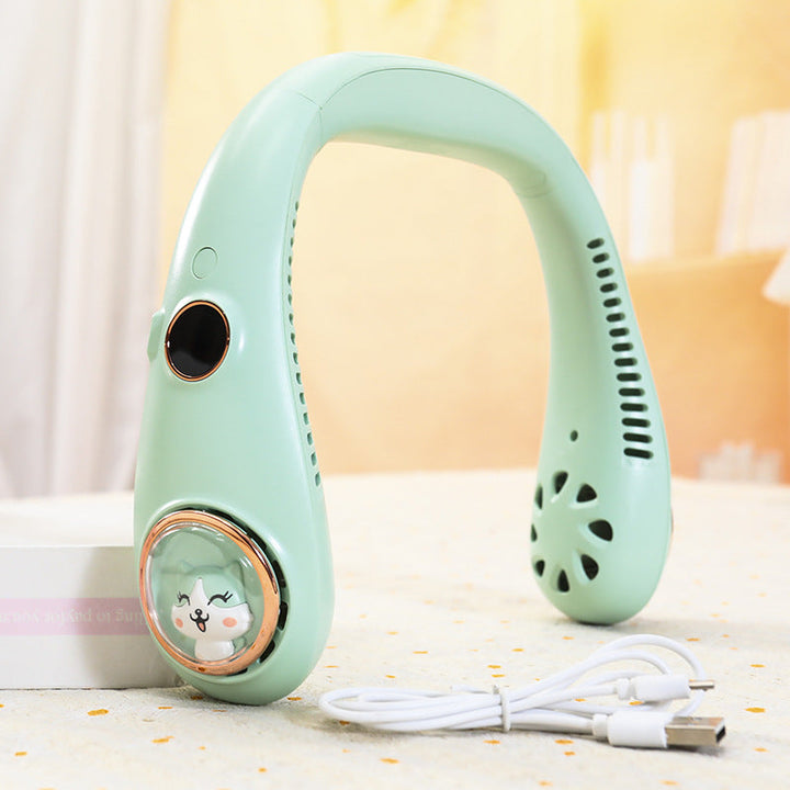 Women's portable neck fan with cute animal motif Kalsten