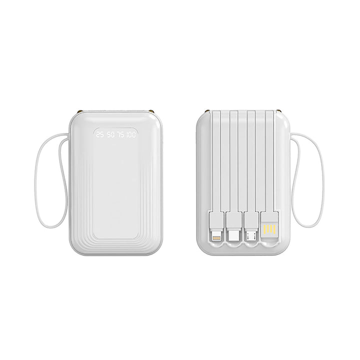 Multifunctional Power Bank with Integrated Cable System Kalsten