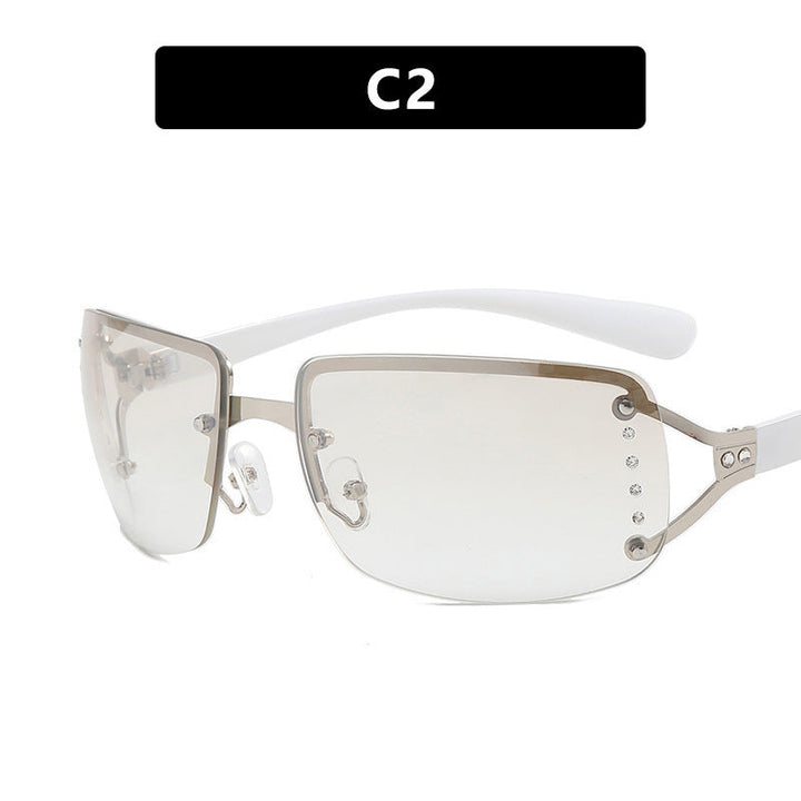 Women's futuristic, sleek Shield sunglasses Kalsten