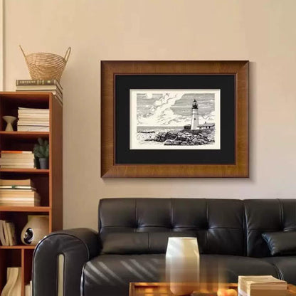 Artistic Lighting Illustration Framed Print