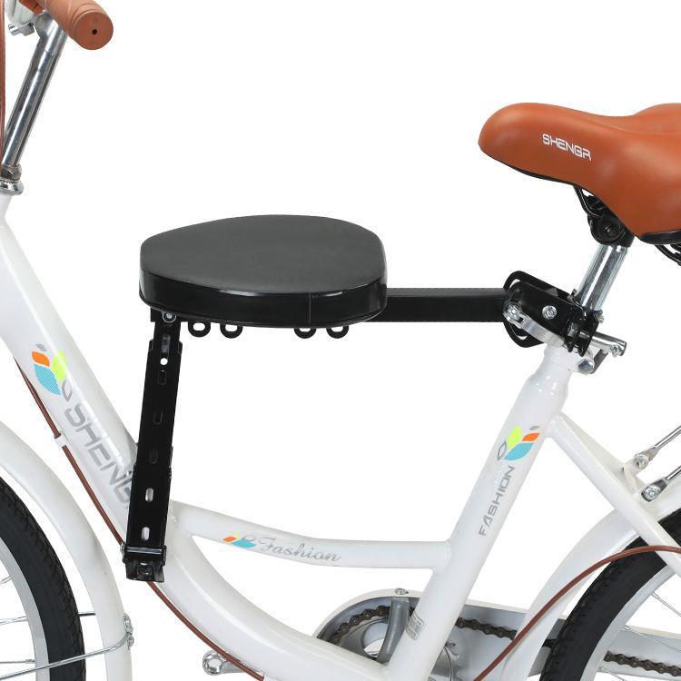 detachable padded bicycle passenger seat with adjustable backrest and reinforced mounting bracket Kalsten