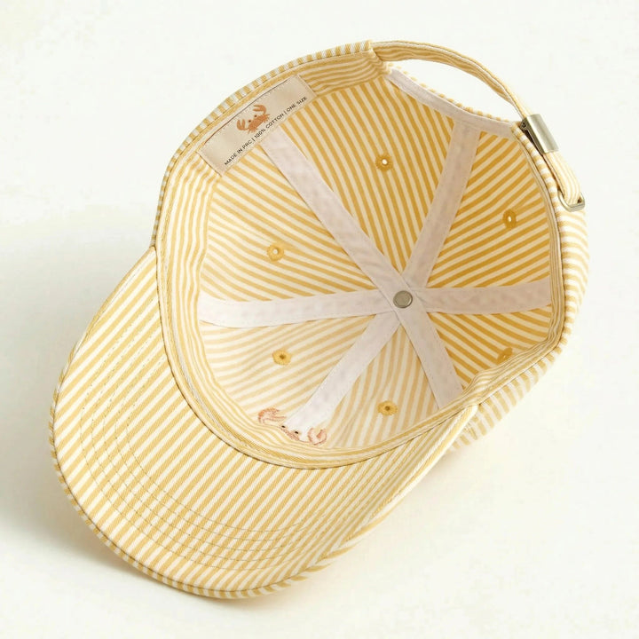 Women's striped baseball cap with strawberry motif Brehn