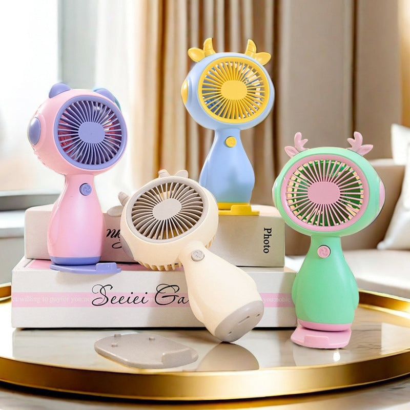 Ladies Portable Mini Fan with Animal Design Kalsten