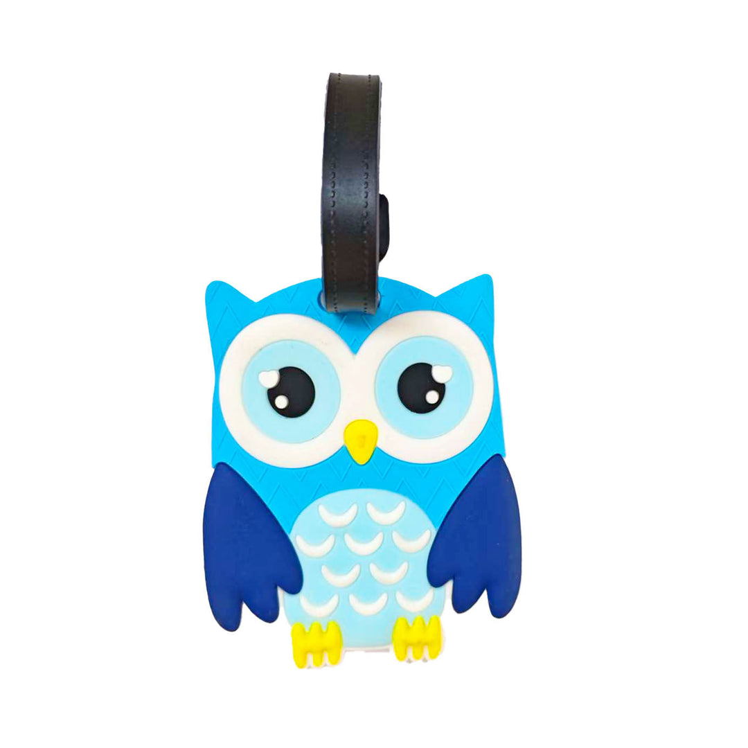 Unisex Luggage Tag in Artistic Owl Design Kalsten