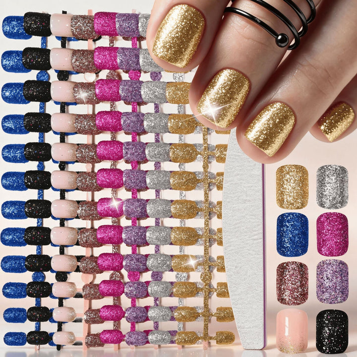 Sparkling Press-On Nail Set Kalsten