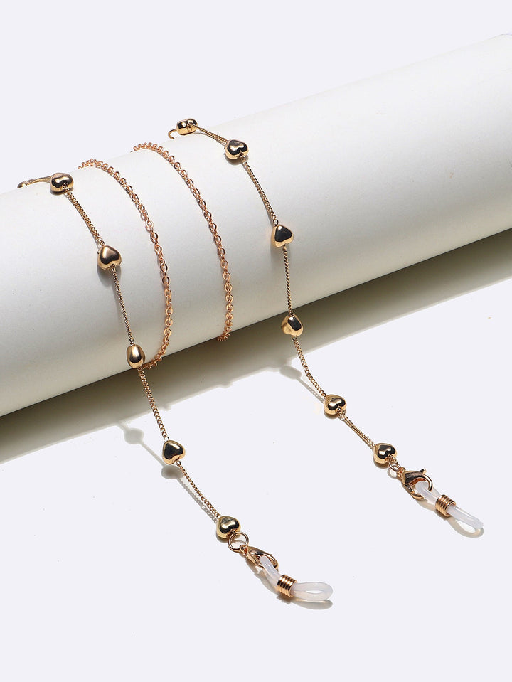 Heart-Embellished Eyewear Chain Kalsten