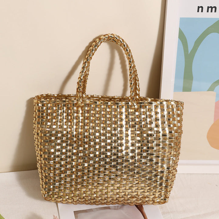 Handmade basket bag with innovative weaving technique Kalsten