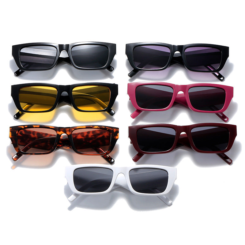 Women's fashionable rectangular sunglasses in innovative design Kalsten