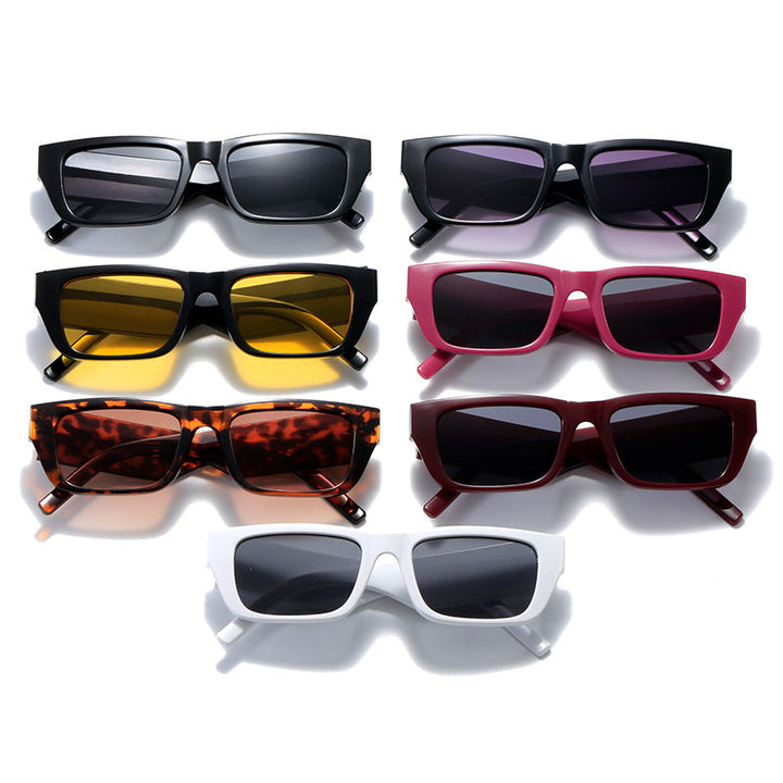 Women's fashionable rectangular sunglasses in innovative design Kalsten