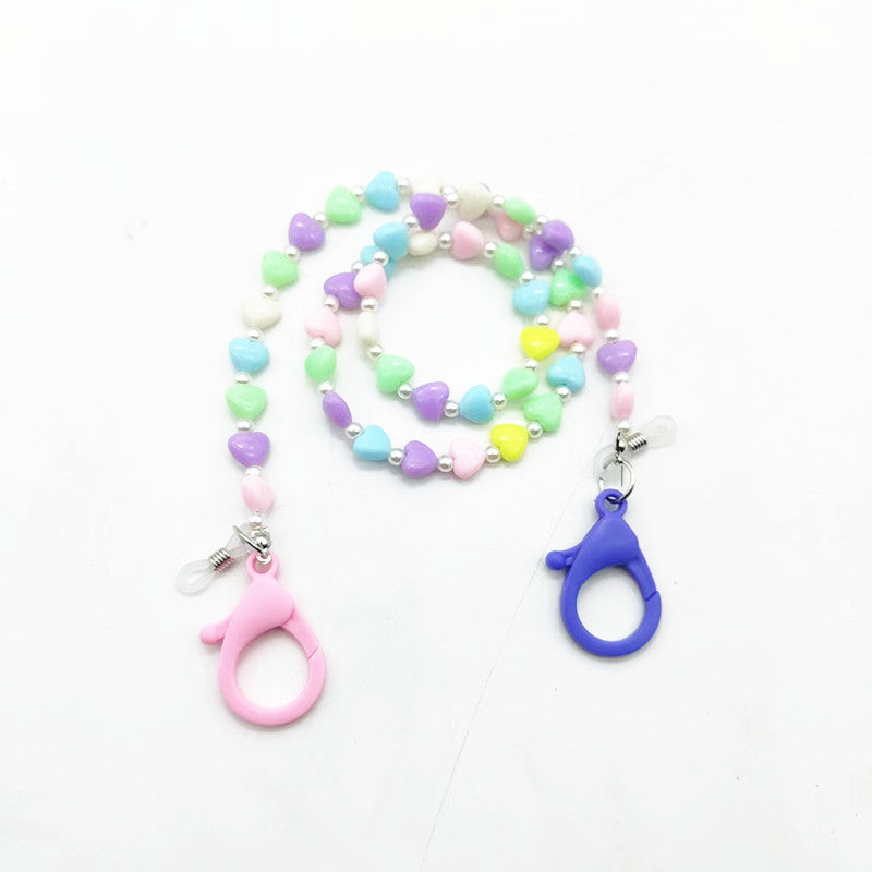 Trendy necklace with heart beads Kalsten