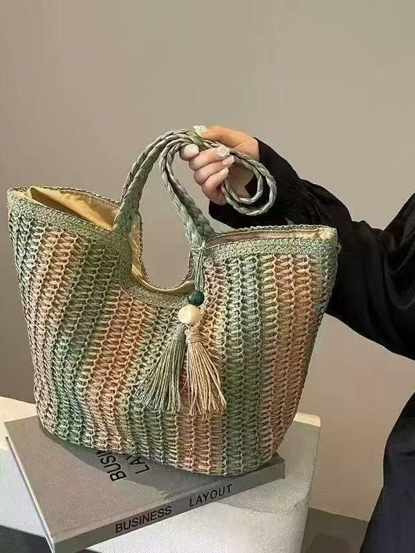 Large Hand-Knotted Shopper Kalsten