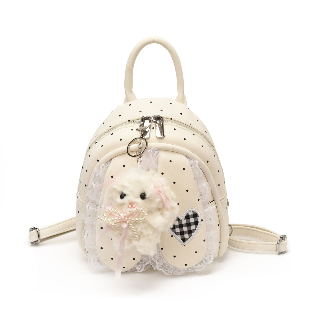 Cute backpack with detailed bunny ears applique Kalsten