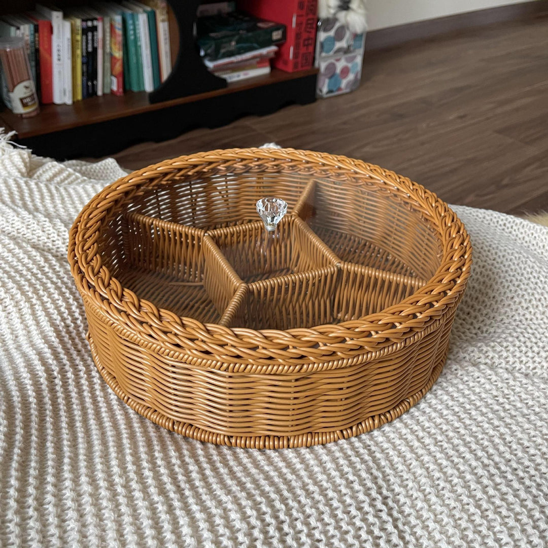 Women's Storage Basket with Glass Lid Kalsten