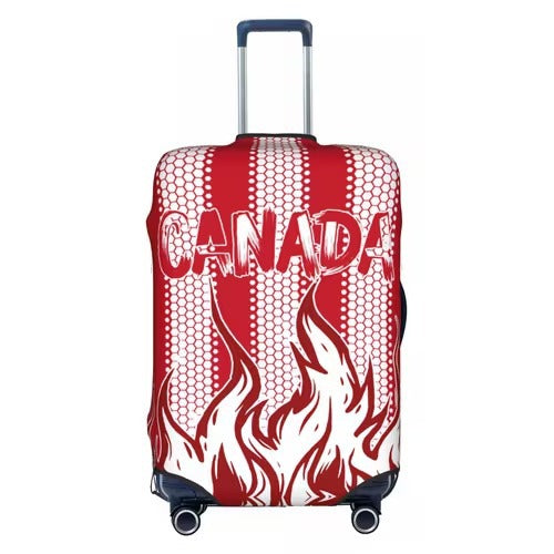 Unisex nan elastic luggage cover with football argyle pattern, tear-resistant stretch cover for trolley with handle and wheel openings Kalsten
