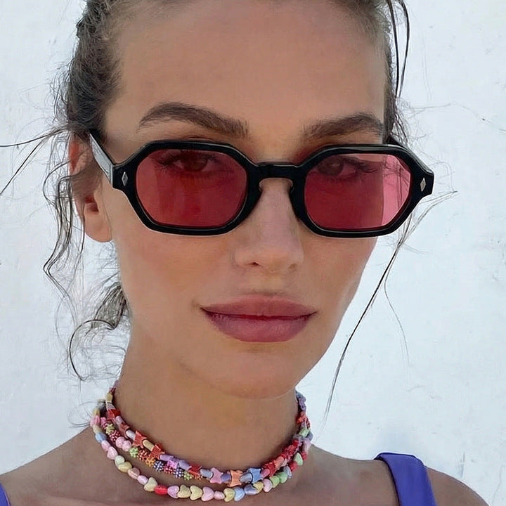 Women's stylish sunglasses in modern octagonal design with UV protection Kalsten