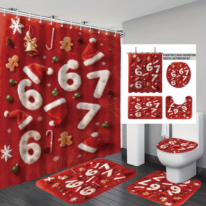 Colorful Dessert-Themed Bathroom Set Kalsten