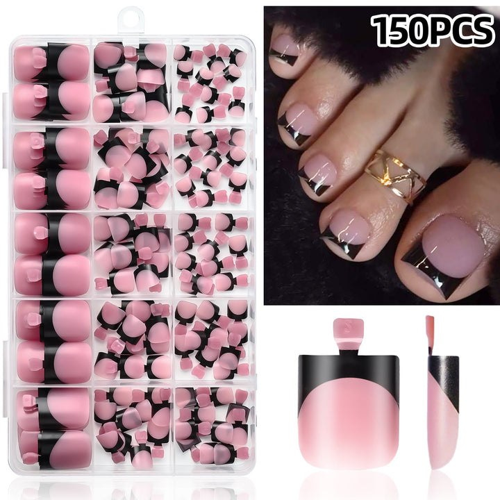 Premium French Tip False Nail Set Kalsten