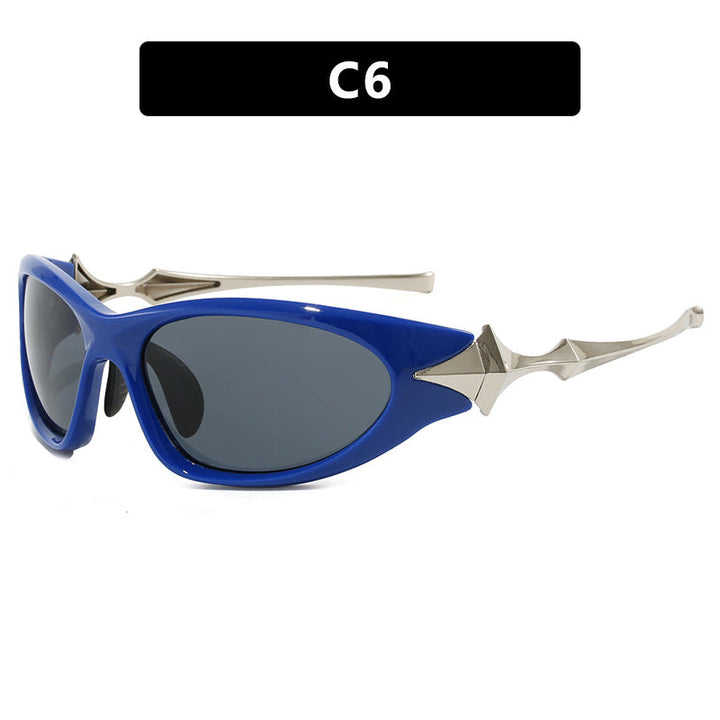 Women's futuristic sports sunglasses with ergonomic design Kalsten
