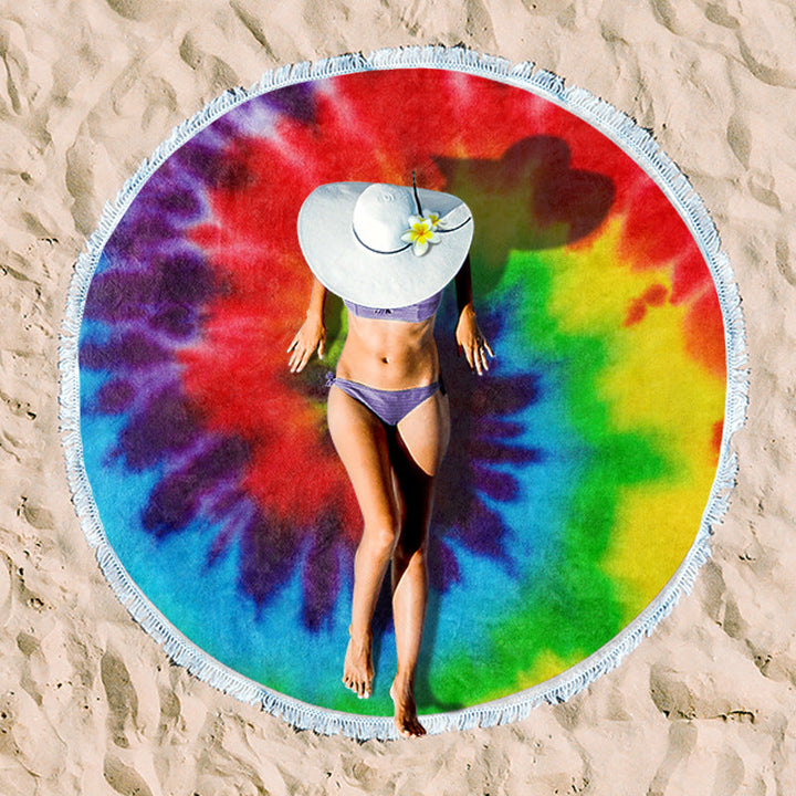Rundstrand towel with unique sunset design Kalsten