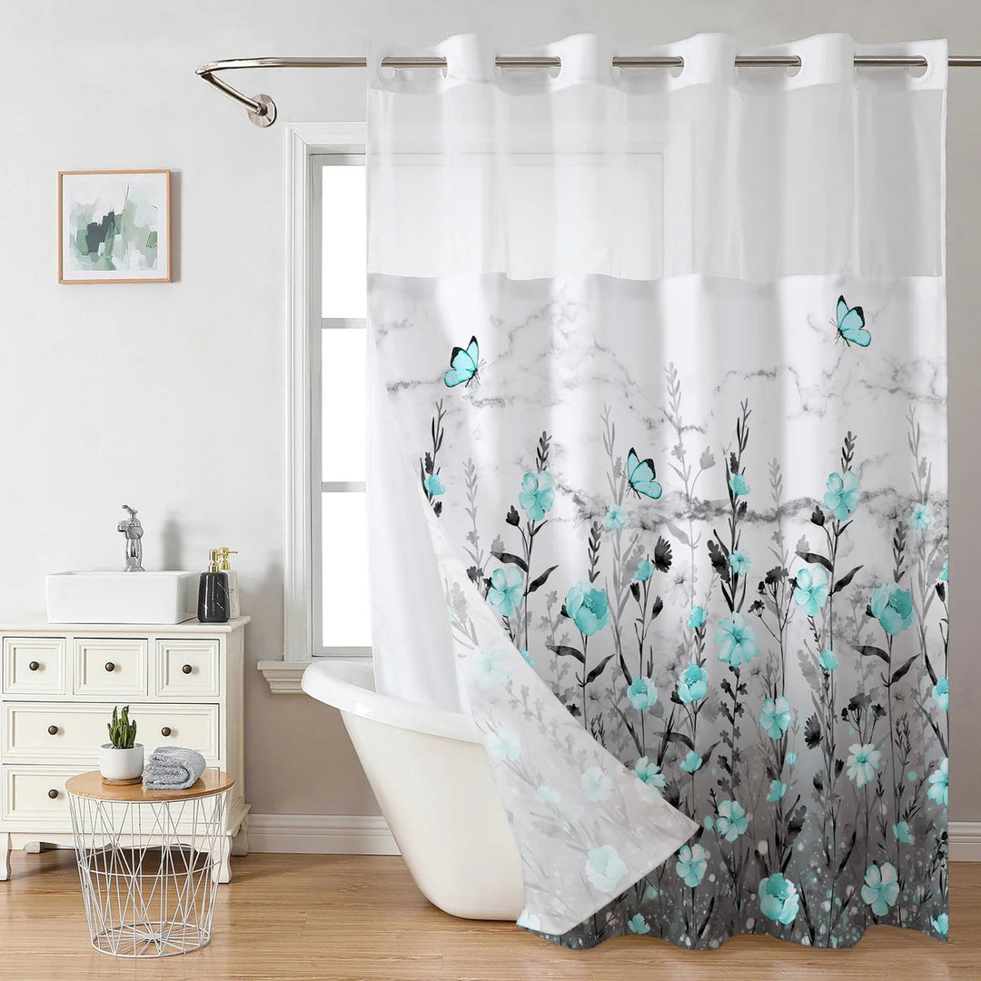 Artistic Floral Shower Curtain Kalsten