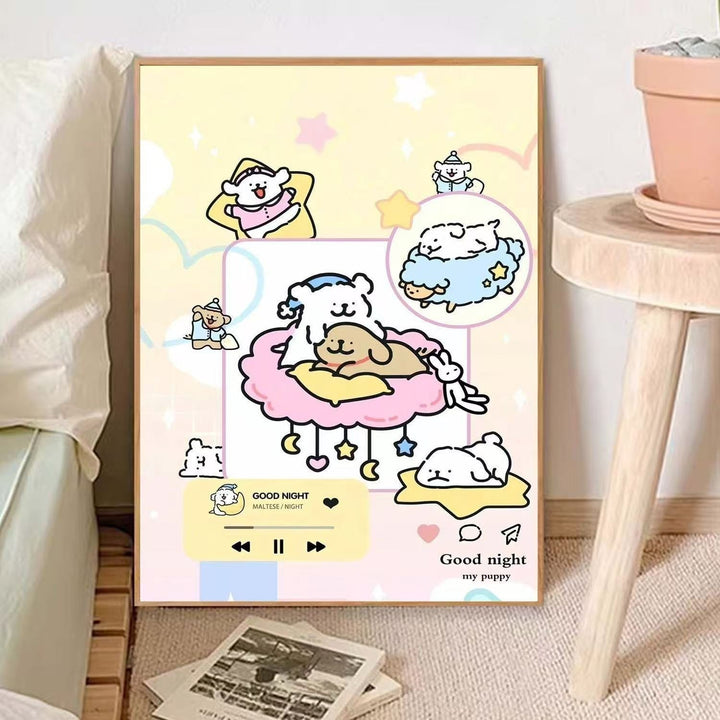 Cute Animal-Themed Illustrative Wall Art Kalsten