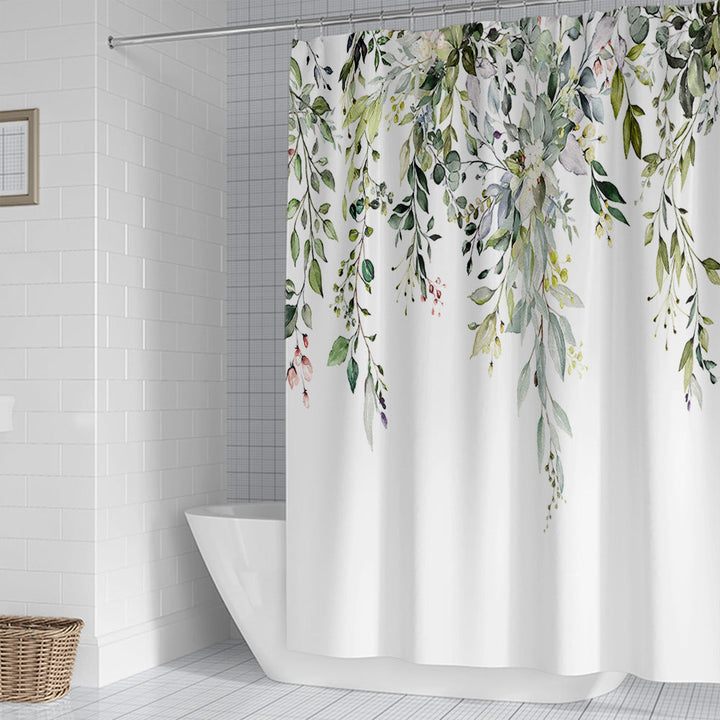 Artistic Floral Shower Curtain Kalsten