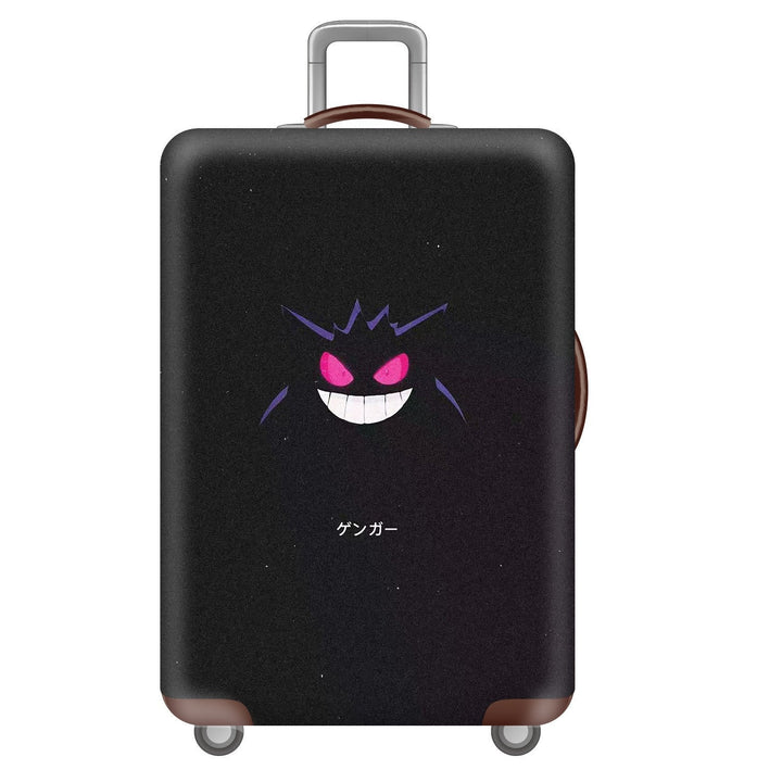 Unisex nan robust Hart shell trolley with lion portrait motif print, shock-resistant ABS polycarbonate shell, multi-wheeled chassis and TSA security lock Kalsten