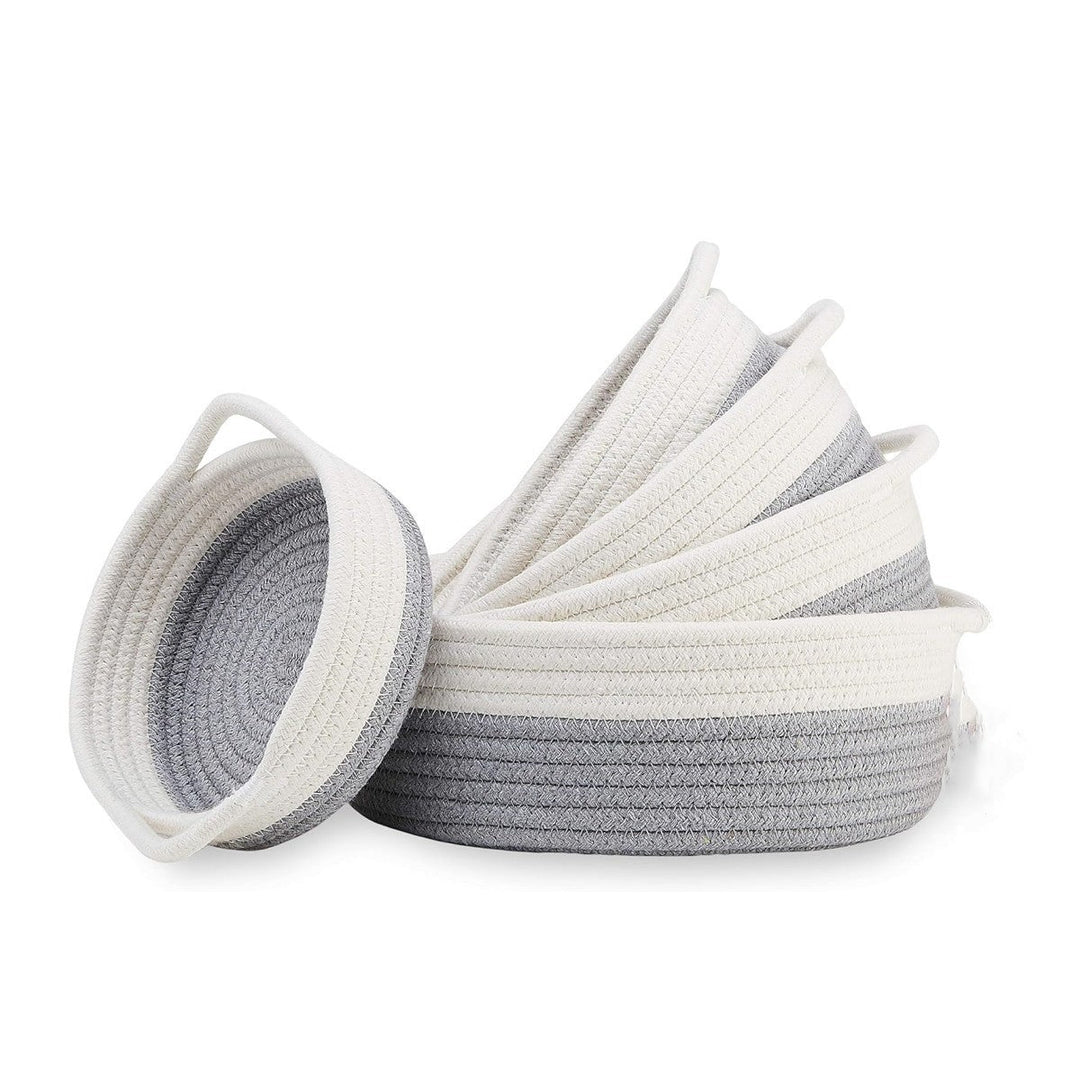 Women High-Quality Storage Basket Set made of Natural Cotton Material Kalsten