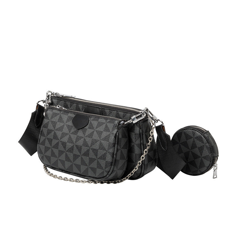 Fashionable crossbody bag with versatile compartment system Kalsten