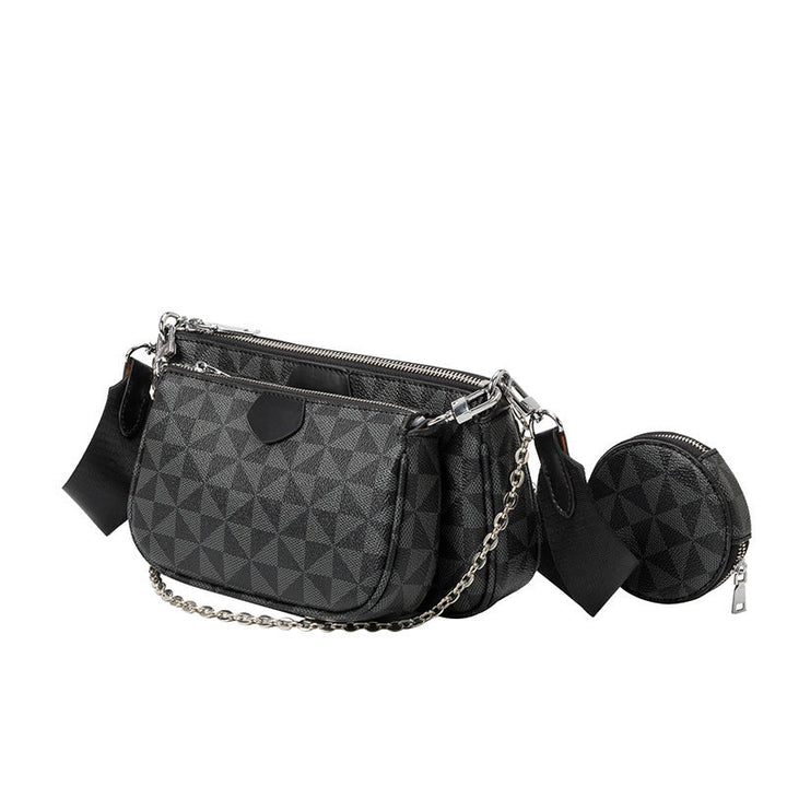 Fashionable crossbody bag with versatile compartment system Kalsten