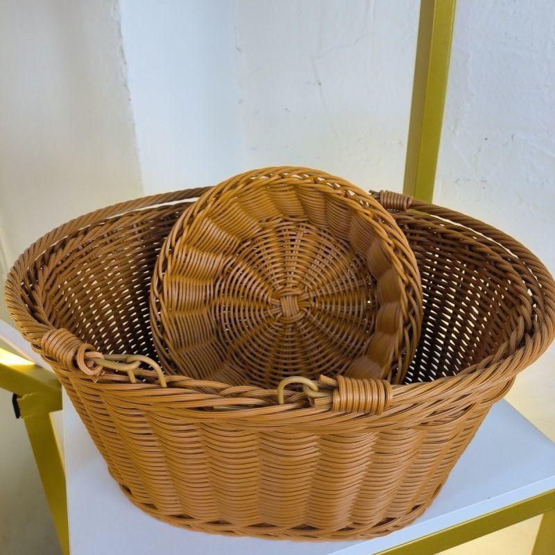 Woven Market Basket Kalsten