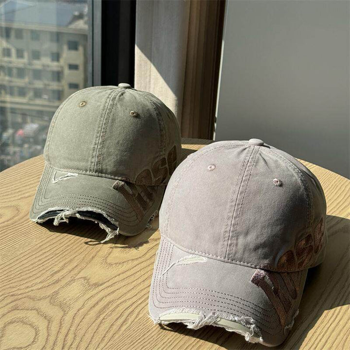 Men's Distressed Cotton Baseball Cap Kalsten 1784270811