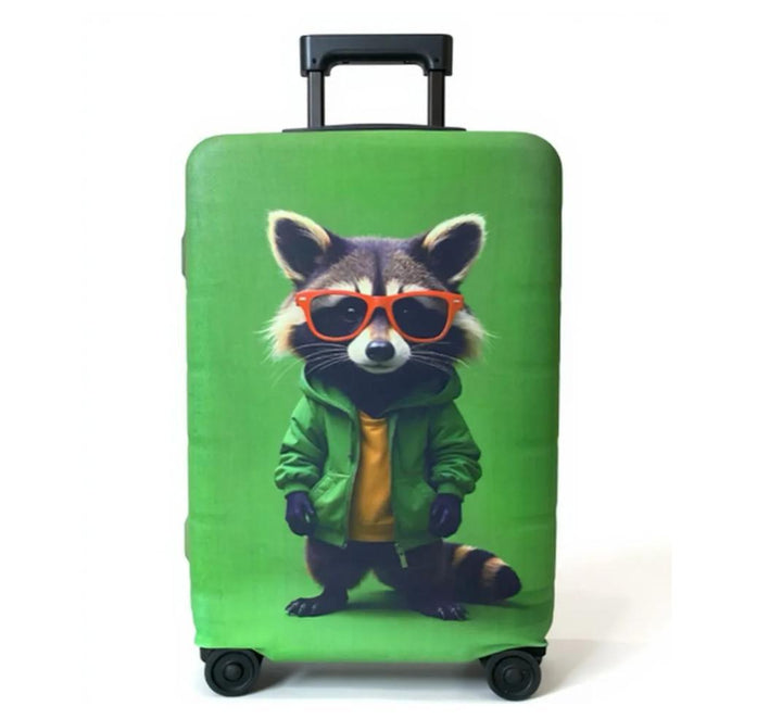 Unisex nan elastic suitcase cover with 3D dog design for trolley, stretchy and scratch-resistant Kalsten