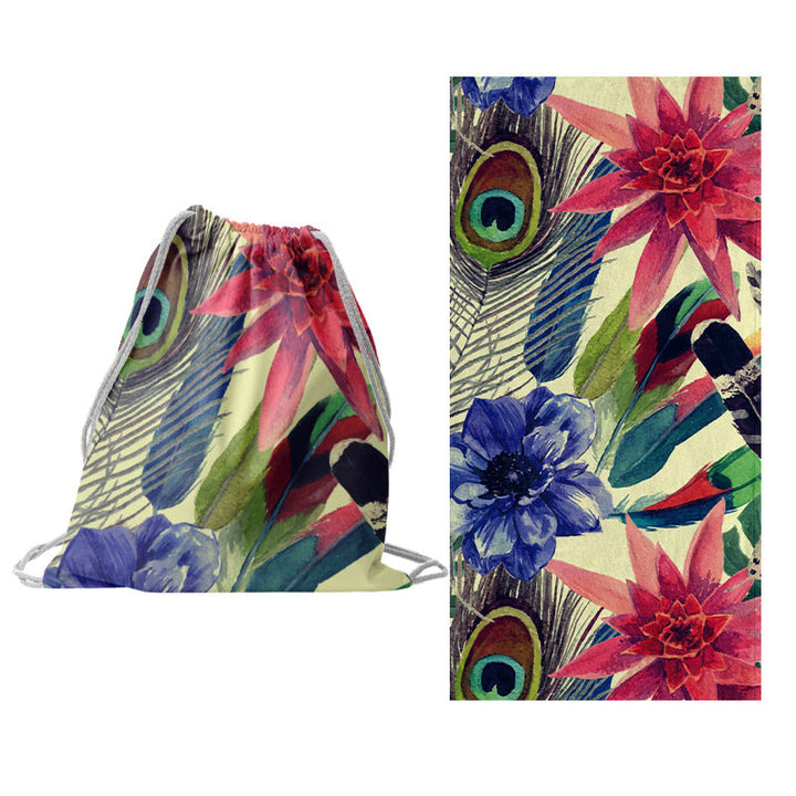 Multifunctional beach set with tote bag and towel Kalsten