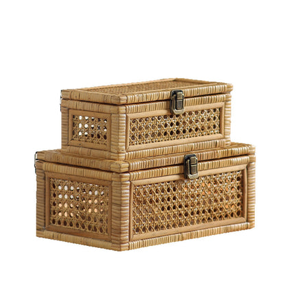 Handcrafted Decorative Woven Storage Box Acalora