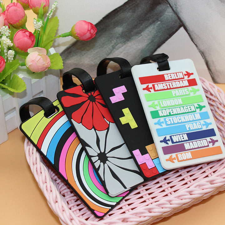 Unisex Travel-Themed Luggage Tag Kalsten