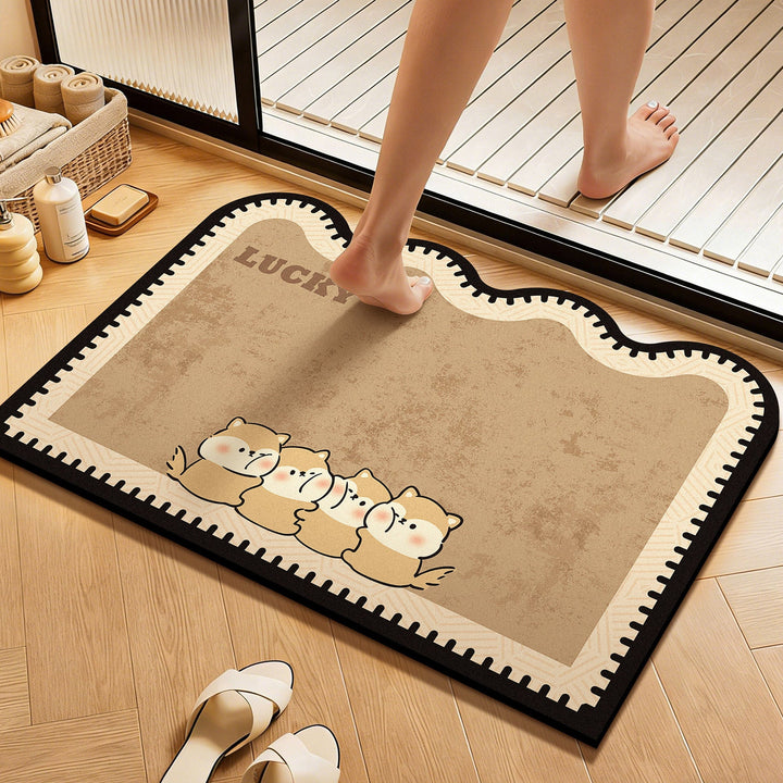 WoCute Cartoon Bath Mat Kalsten