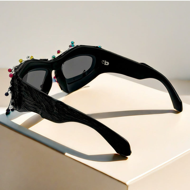 Ladies Creative Design Sunglasses with Innovative Accent Kalsten